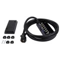 Heavy Duty 7 Way Plug Inline Trailer Cord 12 Ft Wiring Harness With Junction Box For Rv Truck Camper Caravans And Food Vans 
