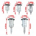 Autokay 2 Keys Complete Lock Set Fits For Ford Transit Connect Bonnet Fuel Door