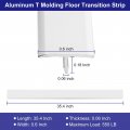Uxcell 3pcs Aluminum T Molding Floor Transition Strip 35 4inch Door Tile Carpet To Tile Doorway Edge Trim Wood Vinyl Laminate