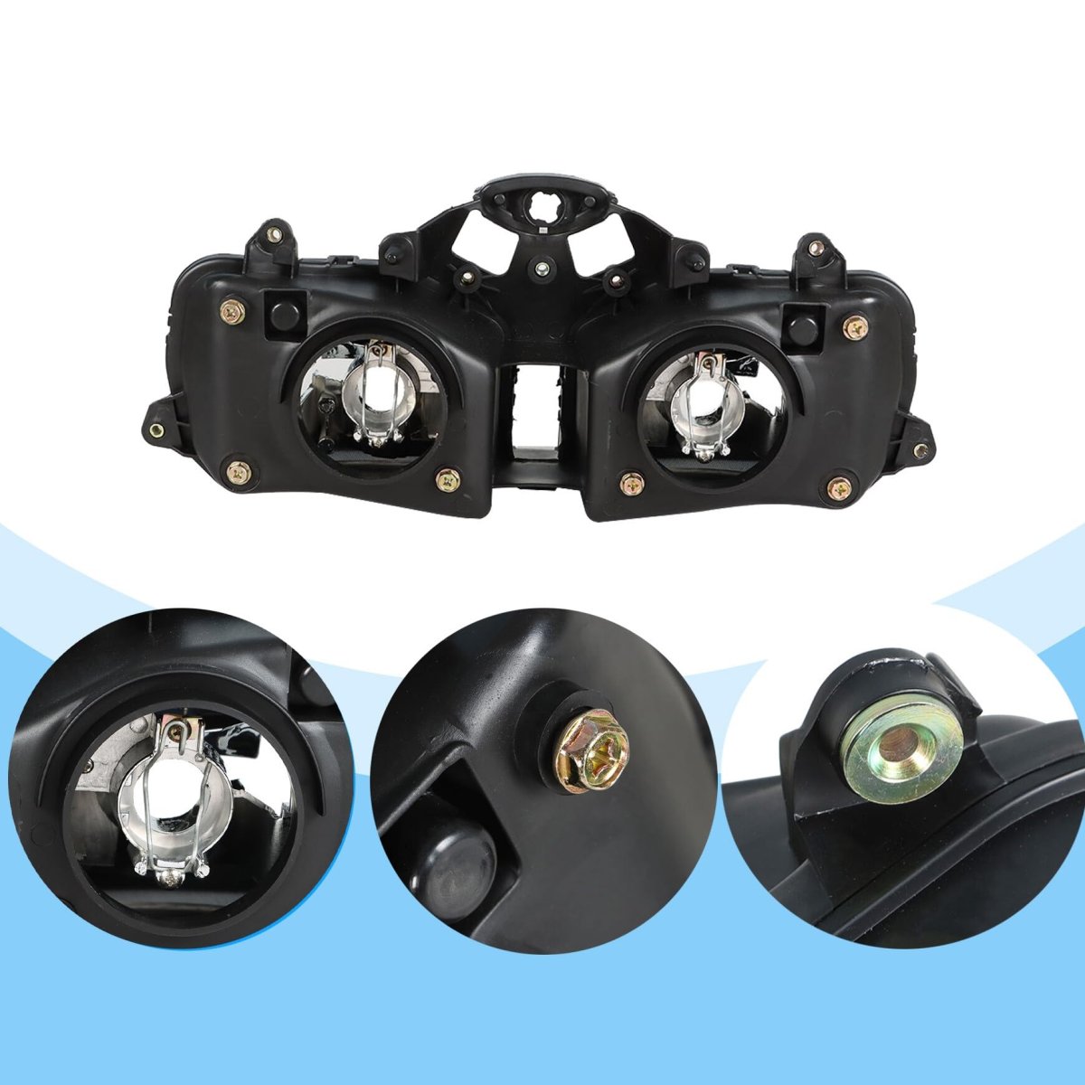 Motorcycle Headlamp Front Headlight Replacement For Honda Cbr600rr 2003-2006