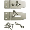 Jewelry Box Hasp W Swing Latch Nickel 