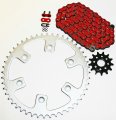 Fits Honda Cr250 R Crf450 X Red O Ring Chain Sprocket 13 51 114l