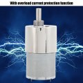 Dc Reduction Motor Low Speed All Metal Gear For Electronic Manufacturing Equipment 12v 30rpm Min