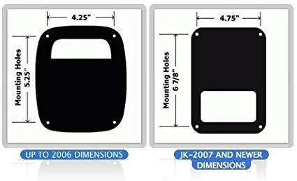 Jeeptails Biohazard Inverted Tail Light Covers Non-led For Jeep Wrangler Jl Models 2018-present