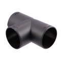 X Autohaux 1 Set 60mm Car Heater Duct Kit With Outlet Connector Air Vent Hose Clips Black Suit T Pipe