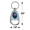Graphics More Saint Mary S College Primary Logo Keychain Chrome Metal Spinning Oval Bottle Opener