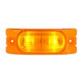 Grand General 80191 Marker Light Large Amber Oblong 
