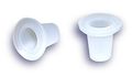 White Translucent Plastic Plug Fits A 1 4 Inch Hole Pkg 10 