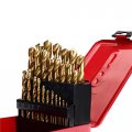 Cocinaco 38pcs 1-13mm Hss Twist Drill Bit Titanium Coated 