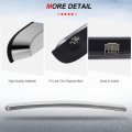 Front Hood Molding Trim For Gmc Sierra 1500 2500 3500 Hd 2007 2013 Silver Chrome Finish Abs Plastic Replacement Moulding