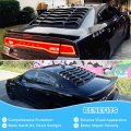 Bonbo Rear Window Louver For Dodge Charger 2011-2023 Sxt Gt Rt Scat Pack Scat Widebody Srt Hellcat Lambo Style Custom Fit