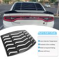 Bonbo Rear Window Louver For Dodge Charger 2011-2023 Sxt Gt Rt Scat Pack Scat Widebody Srt Hellcat Lambo Style Custom Fit