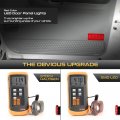 Vipmotoz Full Led Red Interior Door Panel Courtesy Light Compatible With 1999-2007 Ford F250 F350 F450 F550 Superduty 2000-2005