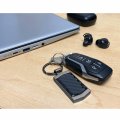 Ipick Image For Cadillac Xt5 Logo Real Black Carbon Fiber Gunmetal Case Key Chain Keychain Exclusive Official Licensed