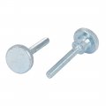 Uxcell A16052800ux0029 M3x20mm Carbon Steel Step Hand Screw Flat Knurled Head Thumb Bolts