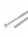 Uxcell M6x110mm Male Thread Phillips Flat Head Bolt Screw Suitable For Double Bed Furniture Tv Rack Wall Hanging 10pcs