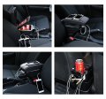 Szss-car Black Leather Car Interior Parts Center Console Armrest Box For Mercedes-benz Smart Fortwo Forfour Armrests Auto
