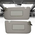 Dasbecan A Pair Sun Visor For 2014-2020 Nissan Rogue Not Fit Select Sport Driver Passenger Side Sunshade With Light Replace 