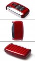 Luxury Red Carbon Fiber Snap On Hard Case Fits For Jaguar Xe Xf Xj F Type Key Fob Remote