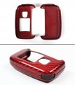 Luxury Red Carbon Fiber Snap On Hard Case Fits For Jaguar Xe Xf Xj F Type Key Fob Remote