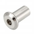 Uxcell M6x15mm Hex Socket Head Insert Nut Screw Post Sleeve For Furniture 20pcs