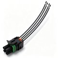 Idle Air Control Valve Connector 4 Pin Way 18awg 10 2in For Chrysler Dodge Jeep Plymouth Replaces S555 Pt127 Pt2300 12085506 