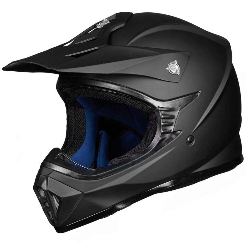 Ilm Adult Dirt Bike Helmets Motocross Atv Dirtbike Bmx Mx Offroad Full Face Motorcycle Helmet Dot Approved Model 128s Matte