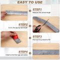 Floor Transition Strip 3 28ft X 1 57 Lxw Self Adhesive Vinyling Edging Trim Pvc Flooring Flat Divider Cover Strips For Joining