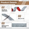 Floor Transition Strip 3 28ft X 1 57 Lxw Self Adhesive Vinyling Edging Trim Pvc Flooring Flat Divider Cover Strips For Joining