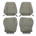 Front Gray Bottom Lean Back Seat Cover 4pcs Driver And Passenge Replacement For 2000-2004 Tundra 2000-2007 Sequoia 