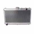 2 2rows Replacement Full Aluminum Radiator For 1999-2005 Mazda Miata Mt 1 8l L4 