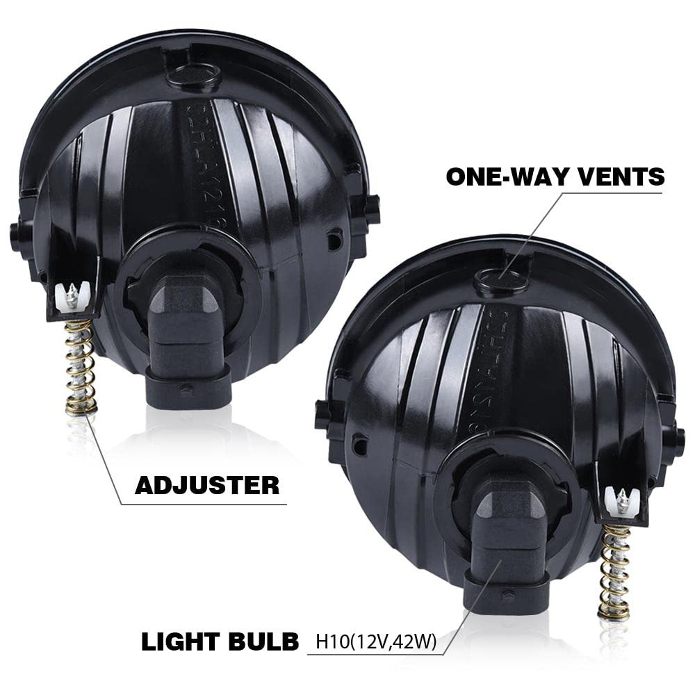 Front Fog Lights W Bulb Pair For Ford F150 2006 2007 2008 2009 2010 Al3z15200a Al3z15201a Fo2593220 Fo2592220