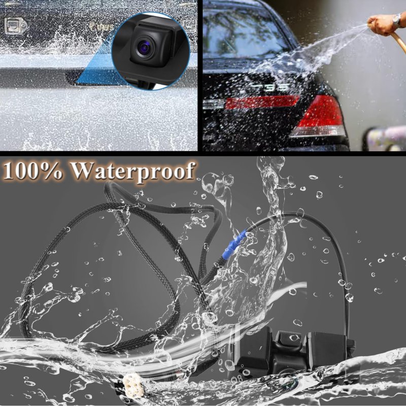 Tinjo Car Rear View Back Up Camera Hd Fit For Chevy Colorado 2017-2018 Park Assist Backup Safety W Reverse Trajectory Gmc