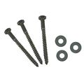 Ap Products 012-lw25 Hex Lag Screw With Washer 3 8 X 6 25 Pack 