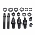 Httmt- Universal 10mm 8mm Cnc Blade Motorcycle Cruiser Chopper Custom Black Mirror Compatible With H-d P N Mt350-007-bk