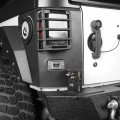 Tailgate Bottle Opener For Jeep Wrangler Jk 2007 2018 Stainless Steel Rear License Plate Delete Accessory No Drill Installation