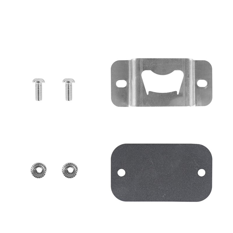 Tailgate Bottle Opener For Jeep Wrangler Jk 2007 2018 Stainless Steel Rear License Plate Delete Accessory No Drill Installation