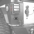 Tailgate Bottle Opener For Jeep Wrangler Jk 2007 2018 Stainless Steel Rear License Plate Delete Accessory No Drill Installation