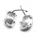 Teswne Motorcycle Front Plastic Turn Signal Lights For Goldwing Gl1800 2001-2013 Smoke