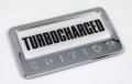 Turbo Charged Edition Chrome Emblem With Domed Decal Car Auto Motorcycle Badge