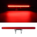 Partsam 2pcs 12 Red Amber Led Combo Double Face Truck Semi Trailer Light Bars 20led Waterproof With Studs Sealed Pedestal Turn