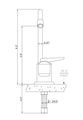 Dura Faucet Df-df350-cp Rv Drinking 6 Tall Spout For Recreational Vehicles Campers Travel Trailers Motorhomes And 5th Wheels