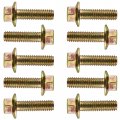 Caltric 10x Flanged Head Clutch Bolt M6x20 Compatible With Polaris Sportsman X2 570 2018 2021