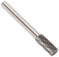 Drill America Dul Series Solid Carbide Bur Double Cut Sa2 Cylindrical 1 4 Shank 56 Head Diameter 3 Cutting Length Pack Of 