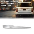 Right Rear Bumper Side Cladding Silver Trim For Range Rover 2013-2022