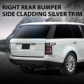 Right Rear Bumper Side Cladding Silver Trim For Range Rover 2013-2022