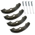 Cylinman Front Rear Left Right Brake Shoes Fit For Honda Fourtrax 300 Trx300fw 4x4 1988 1990-2000 Replace 06450-hc5-900