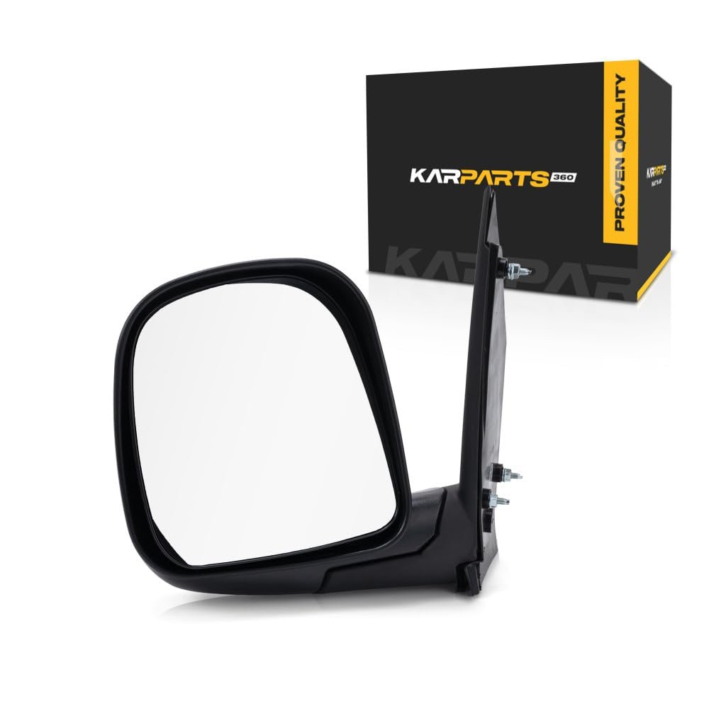 Gmc Savana 1500 2500 3500 Driver Side Door Mirror 1996 2002 Manual Black Replacement For Gm1320245 And 15768763