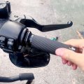 Universal Motorcycle Handle Bar Hand Grips Black Chrome Replacement For 1999 Dyna Wide Glide Fxdwg 25mm