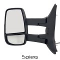 Spieg Driver Side Towing Mirror Replacement For Ford Transit Cargo Van 2015-2023 Power Adjusted Upper Glass Non-heated Left